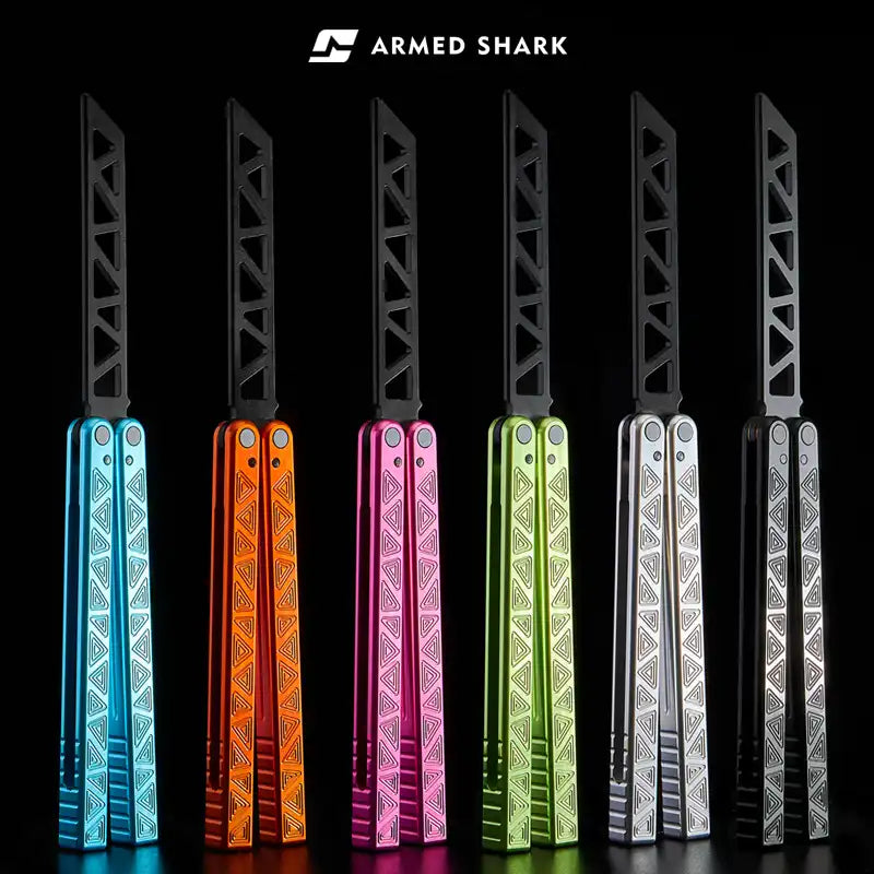 Armed Shark Original Balisong Butterfly Trainer Knife
