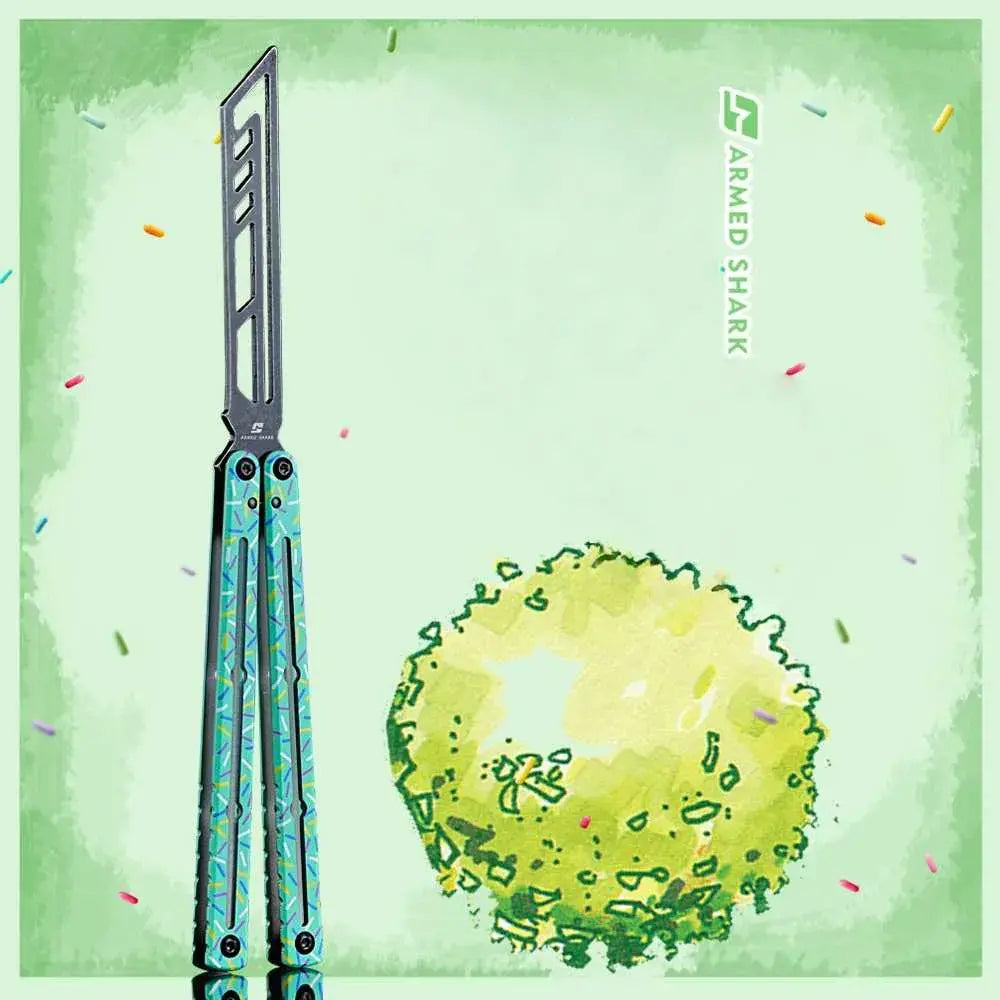 ArmedShark Steel Krake Raken Balisong Trainer