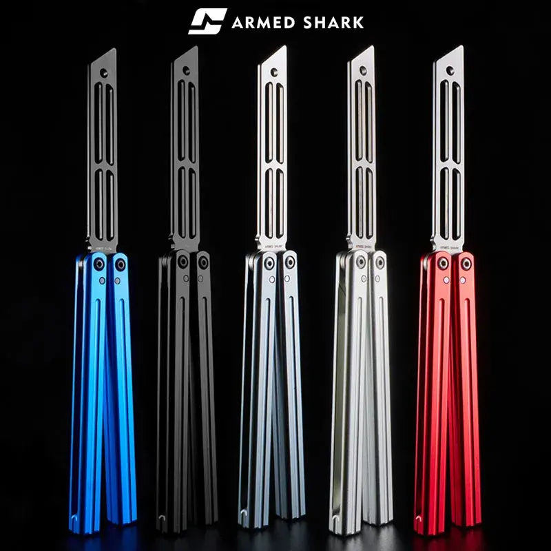 Armed Shark Squiddy V2 Balisong Butterfly Trainer Knife