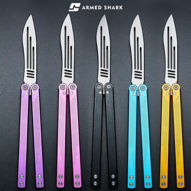 Armed Shark Balisong Gale Butterfly Trainer Knife Armed Shark Balisong Gale Butterfly Trainer Knife