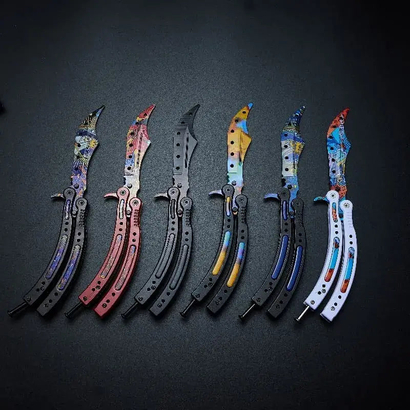 Armed Shark Balisong CSGO Butterfly Trainer Knife