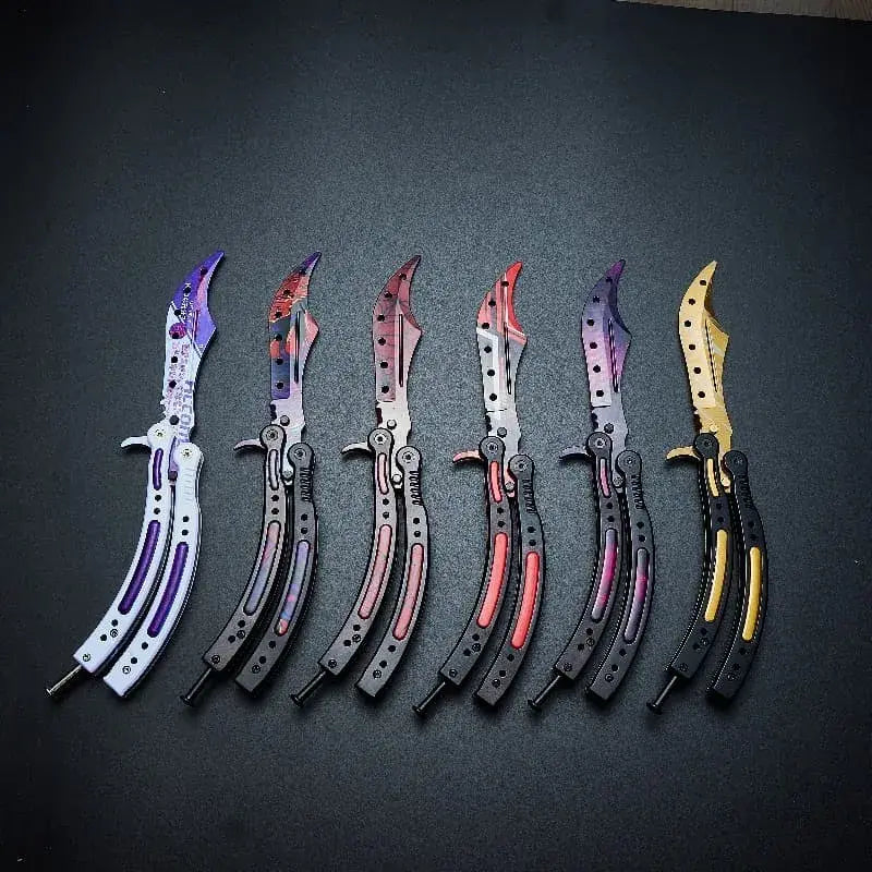 Armed Shark Balisong CSGO Butterfly Trainer Knife