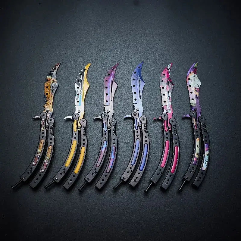 Armed Shark Balisong CSGO Butterfly Trainer Knife