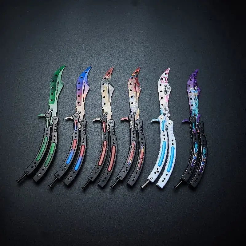 Armed Shark Balisong CSGO Butterfly Trainer Knife