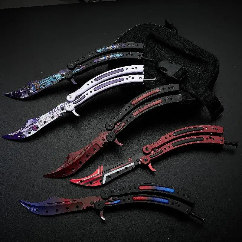 Armed Shark Balisong CSGO Butterfly Trainer Knife