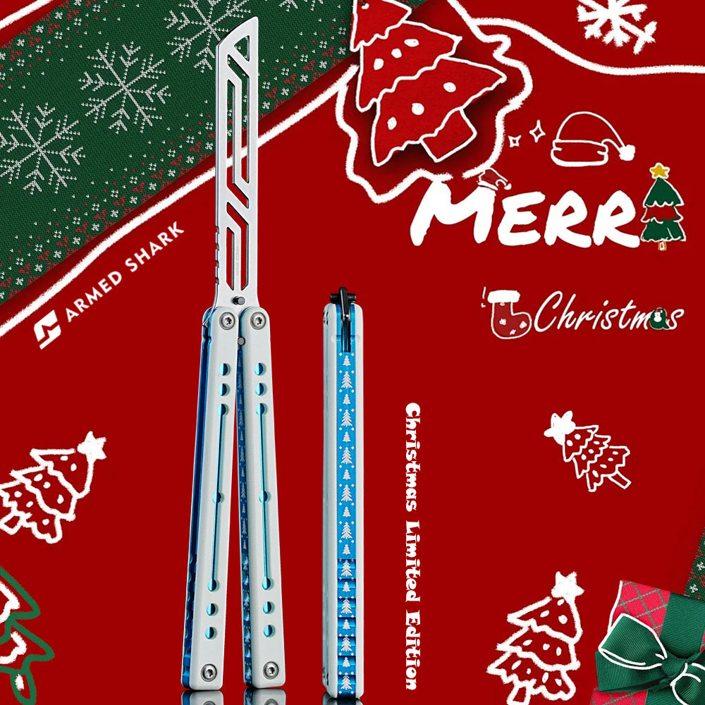 ArmedShark Christmas Limited Edition Balisong Trainer