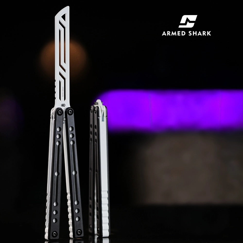 Armed Shark Nautilus V2 7075 Balisong Butterfly Trainer Knife