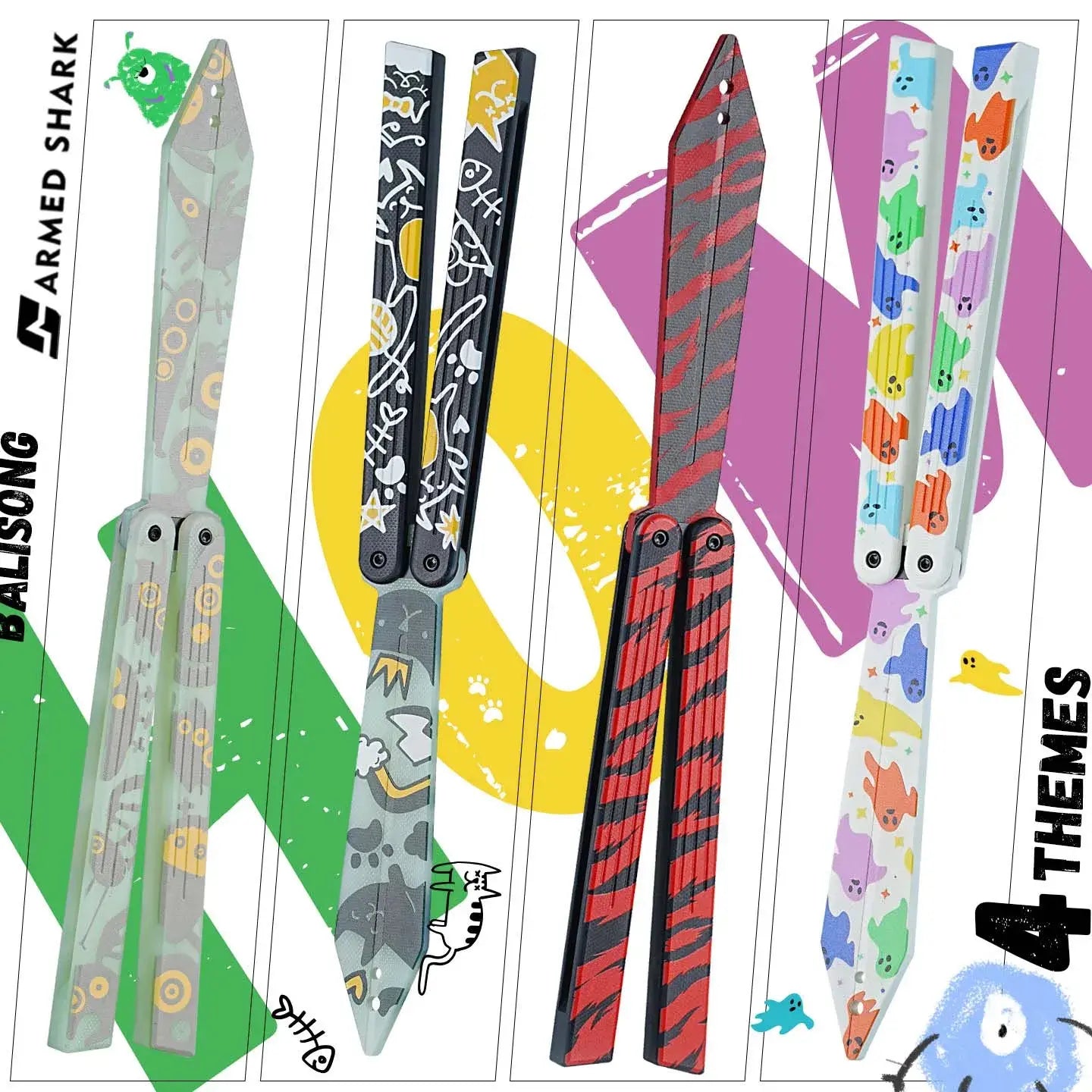 Armed Shark HOM G10ST Balisong Trainer