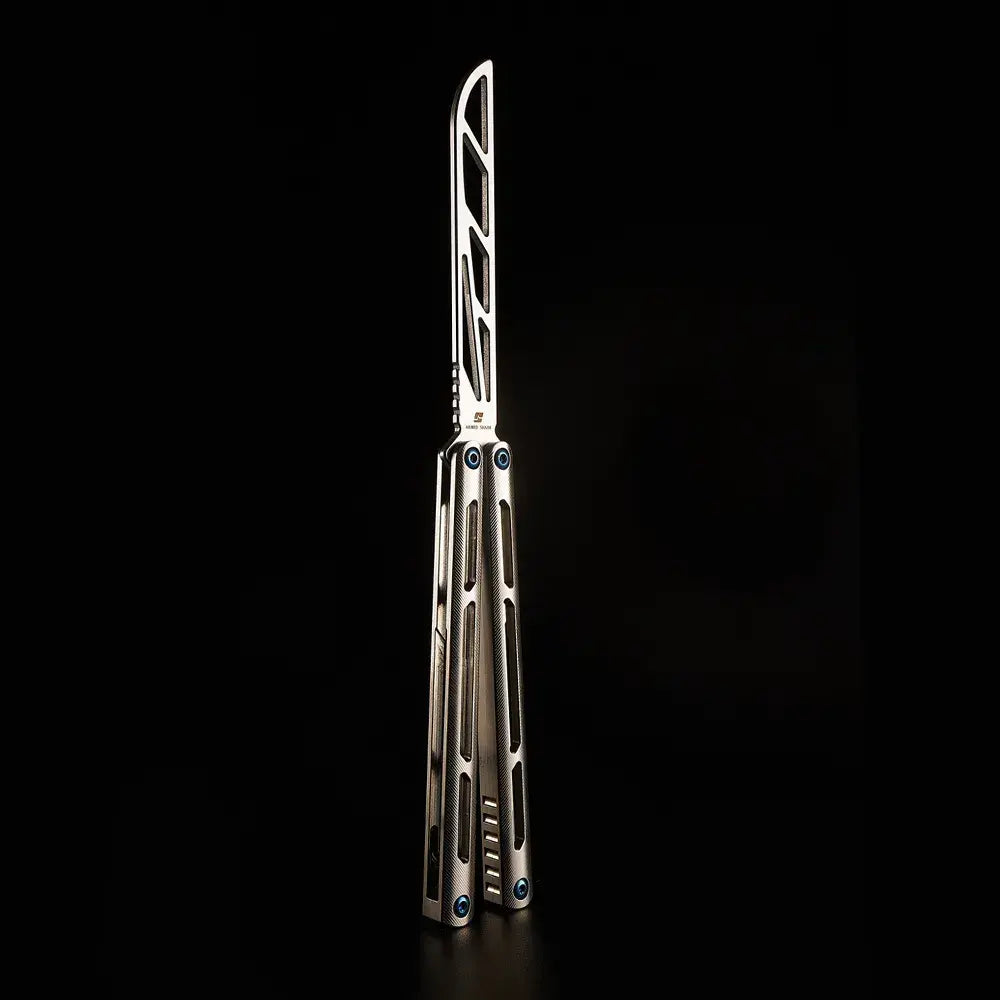 バタフライナイフトレーナー ARMED SHARK Tsunami チタニウム Armed Shark Balisong Tsunami Titanium Alloy Butterfly