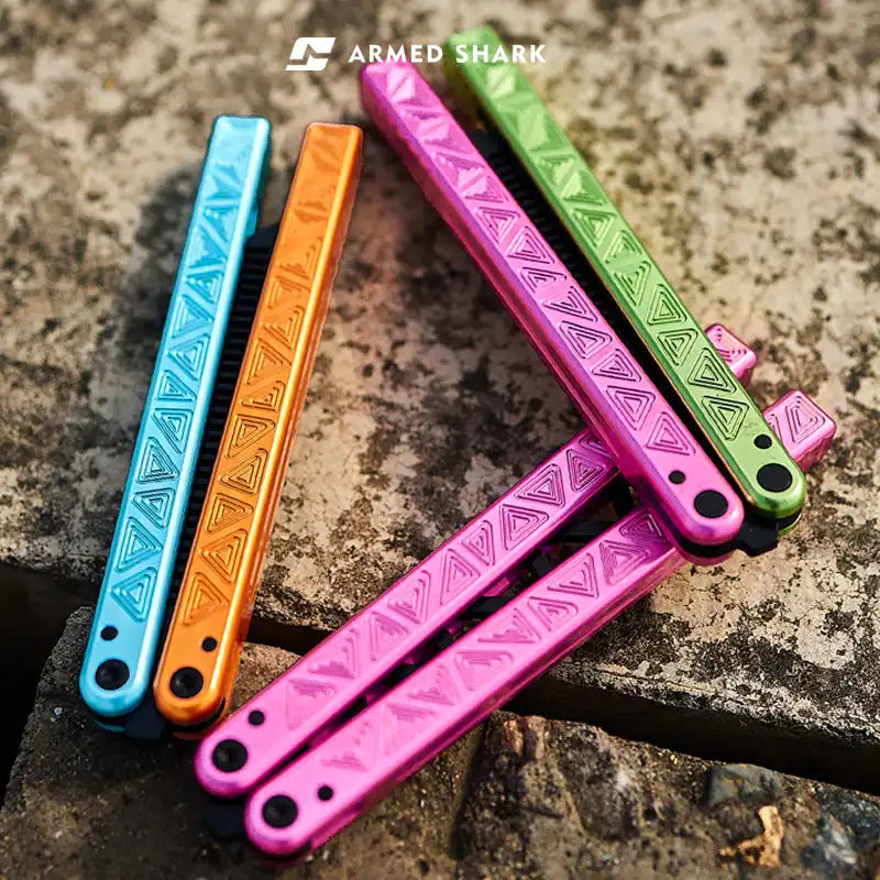 Armed Shark Original Balisong Butterfly Trainer Knife