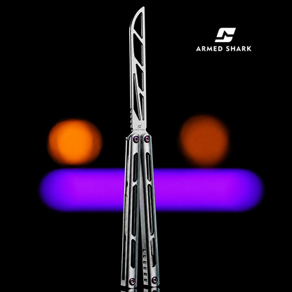 Armed Shark Tsunami Titanium Alloy Balisong