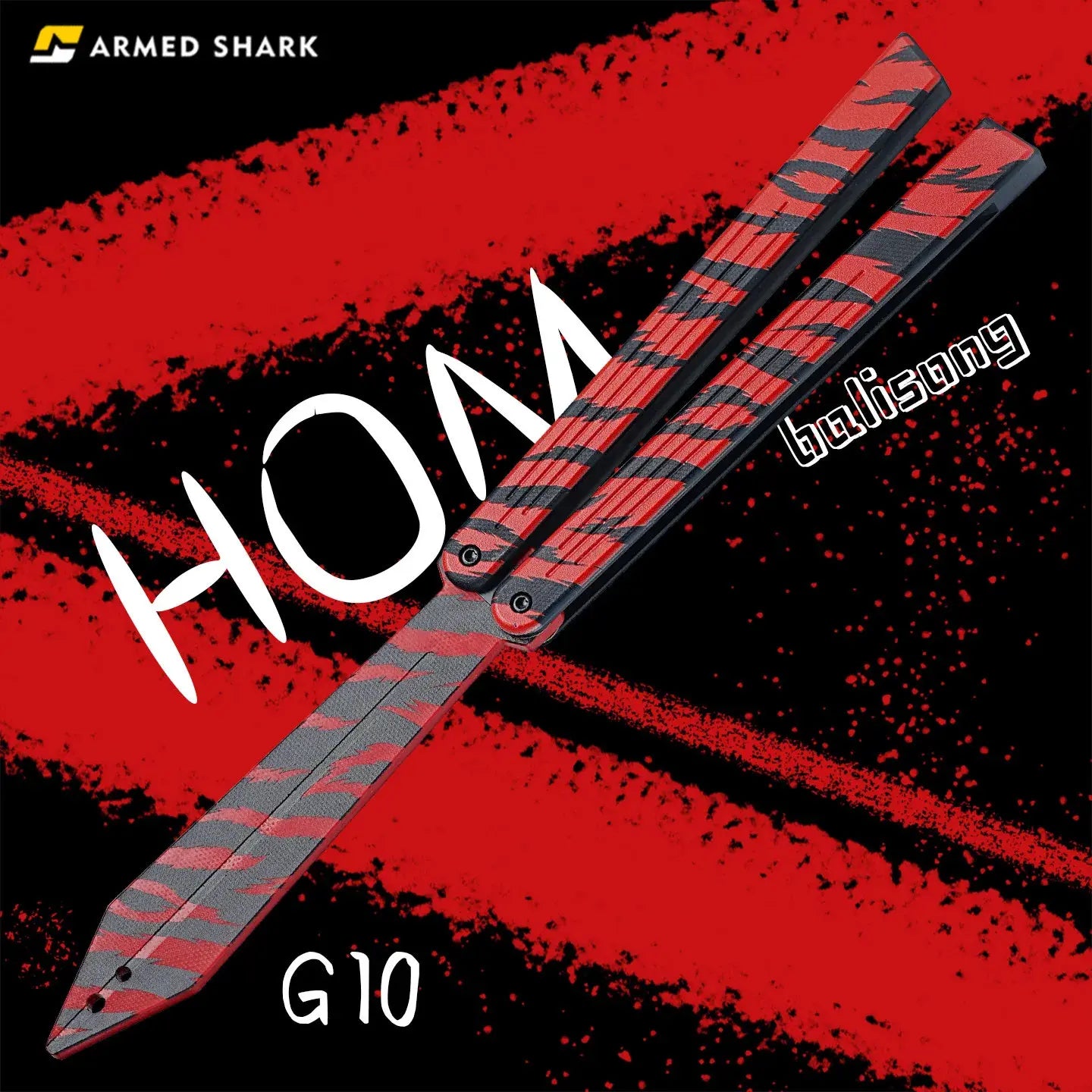 Armed Shark HOM G10ST Balisong Trainer