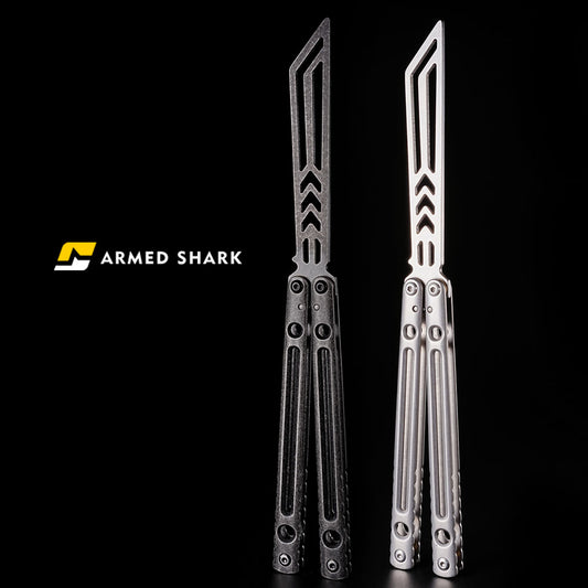 Armed Shark Dangerous Wanderer Balisong Trainer Knife