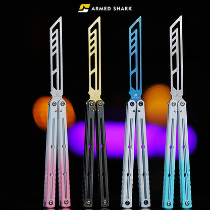 ArmedShark Steel Krake Raken Balisong Trainer