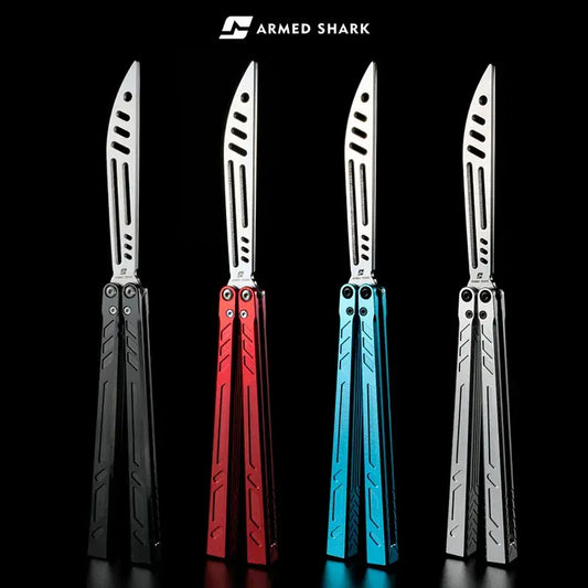 Armed Shark Balisong BB 7075 Butterfly Trainer Knife