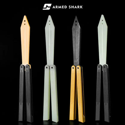 Armed Shark HOM G10ST Plastic Butterfly Trainer Knife