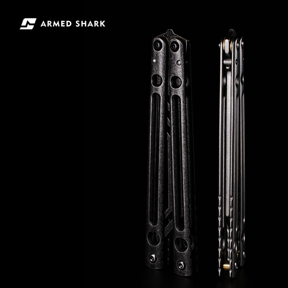 Armed Shark Dangerous Wanderer Balisong Trainer Knife