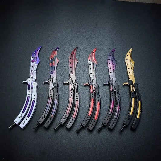 Armed Shark Balisong CSGO Butterfly Trainer Knife