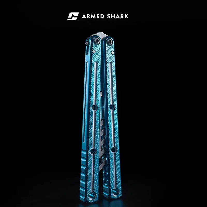 Armed Shark Krake Raken v3 Balisong Trainer Butterfly Knife