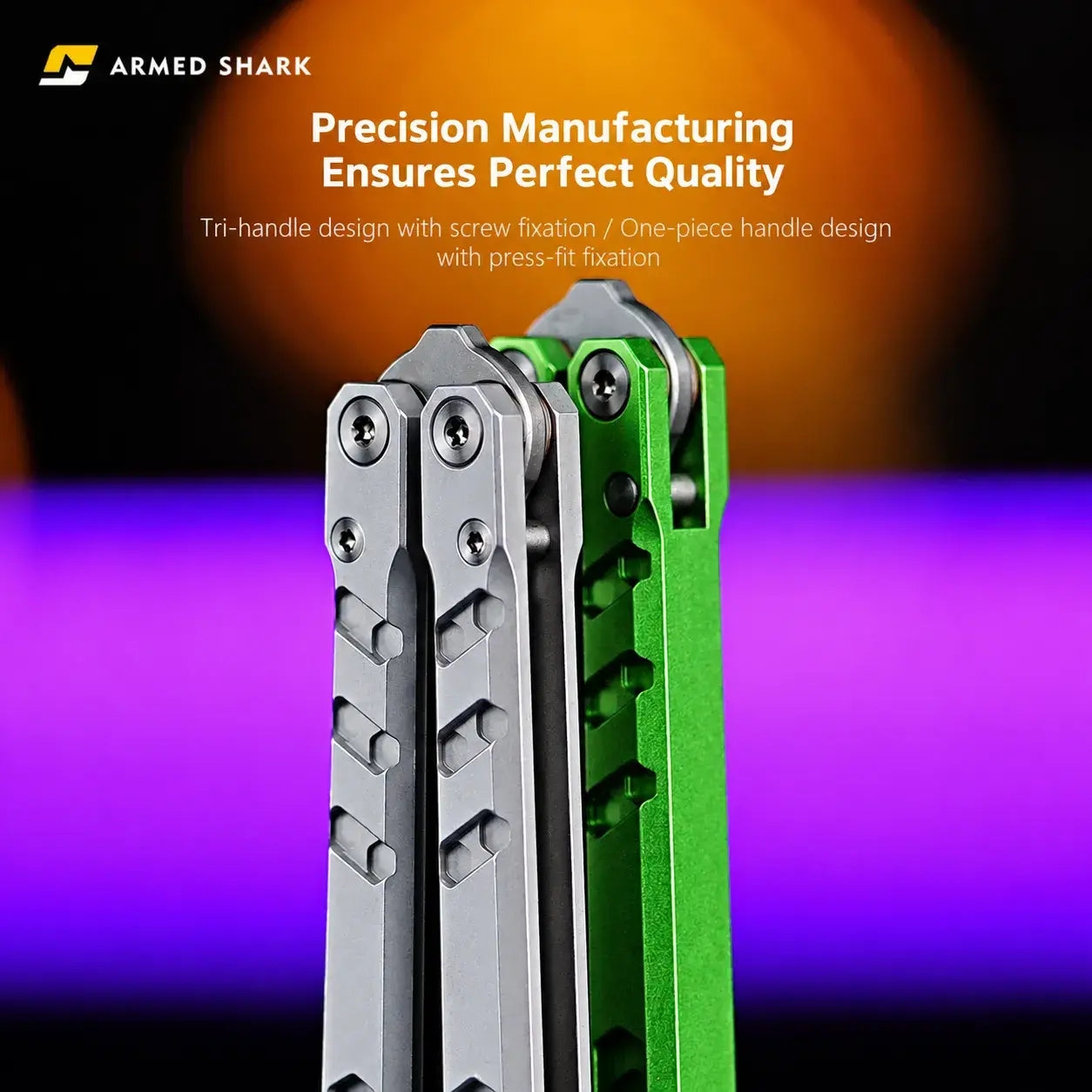 ArmedShark E-volve Hex Balisong Trainer
