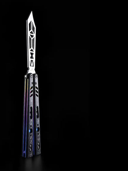 Armed Shark G10/Titanium REP Balisong Butterfly Trainer Knife