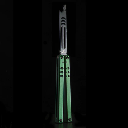 Armed Shark Inked Mako Bottle Opener Balisong Balisong