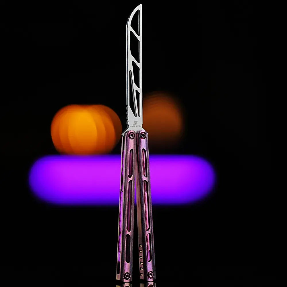 Armed Shark Tsunami Titanium Alloy Balisong