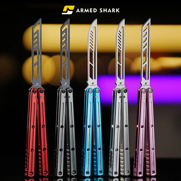 Armed Shark Krake Raken v3 Balisong Trainer – Butterfly Practice