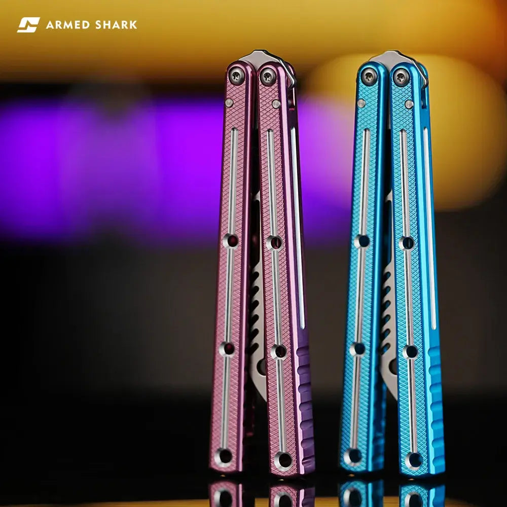Armed Shark Krake Raken v3 Balisong Trainer – Butterfly Practice Armed Shark Krake Raken v3 Balisong Trainer – Butterfly Practice