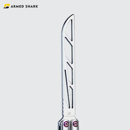 Armed Shark Tsunami Titanium Alloy Balisong