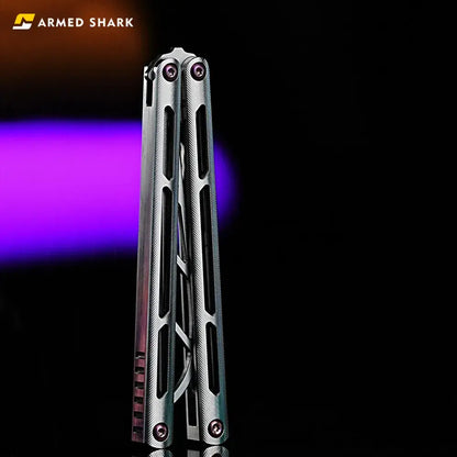 Armed Shark Tsunami Titanium Alloy Balisong